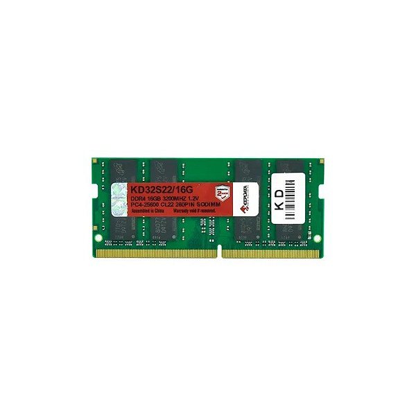 Memória RAM Keepdata KD32S22/16G - 16GB - DDR4 - 3200MHZ - para Notebook