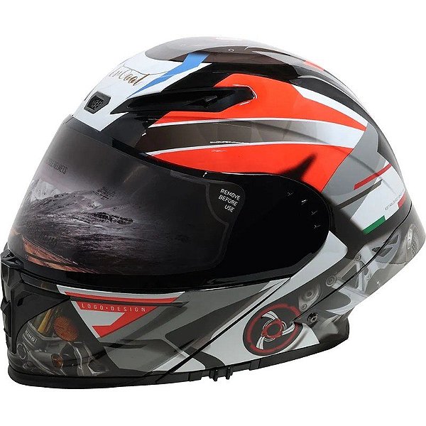 Capacete para Moto LV Cool Helmets P8 - Tamanho XL (61-62) Engine