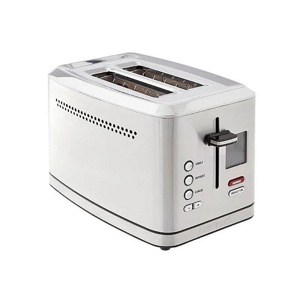 Torradeira Elétrica Digital Cuisinart CPT-720 Metal 2 Fatias Aço Inoxidável 7 Funções Inox