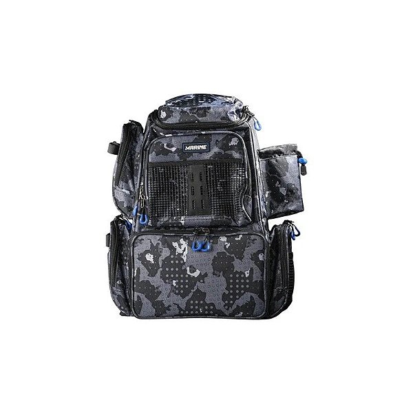 Mochila de Pesca Marine M-MP25C 25L + 4 Caixas de Isca