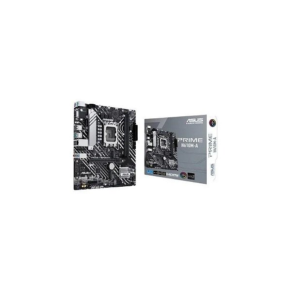 Placa-mãe Asus H610M-A Prime MB 1700 VGA/ DDR5/ HDMI/ DP/ USB3.2