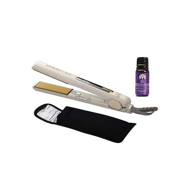 Chapinha Gama Starlight Digital Iht Argan 230°C 2V Branca