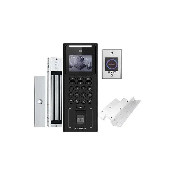Kit de controle de acesso facial Hikvision Wi-Fi DS-KAS321