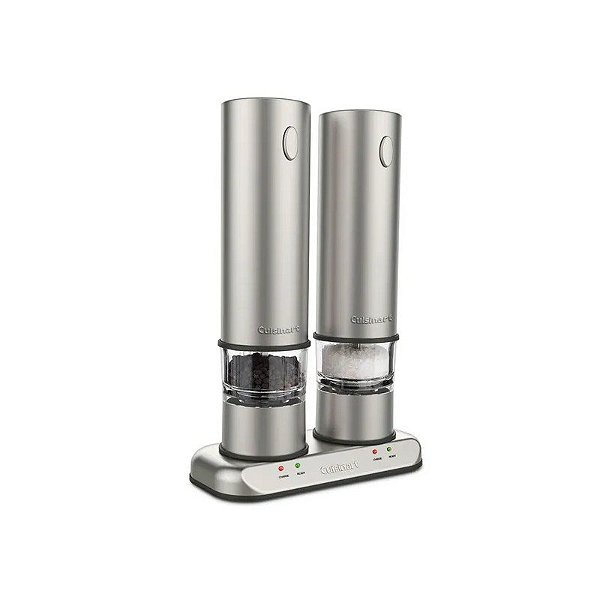 Kit Moedor de Temperos Elétrico Cuisinart SP-4 Recarregável Bivolt Inox