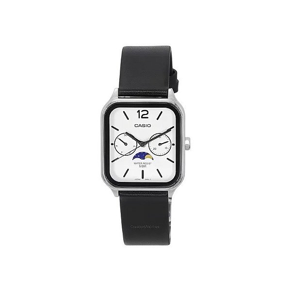 Relógio Casio MTP-M305L-7AVDF Analógico Masculino - Prata/Preto