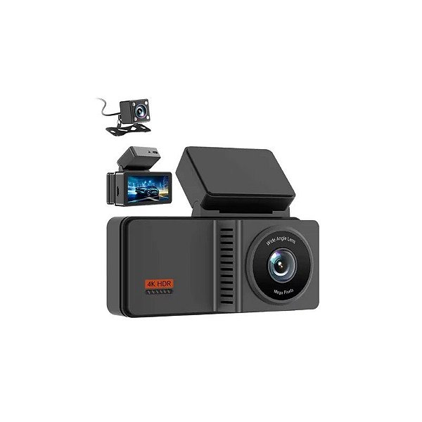 Câmera Carro Dash Cam A4 4K Wifi