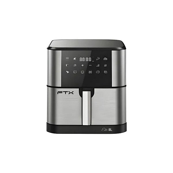 Fritadeira Air Fryer FTX AF2-08V1 Elite 8L 1800W 220V Prata/Preto