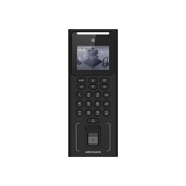 Terminal de Acesso Facial Hikvision DS-KAS321 2.4" 2MP - Preto