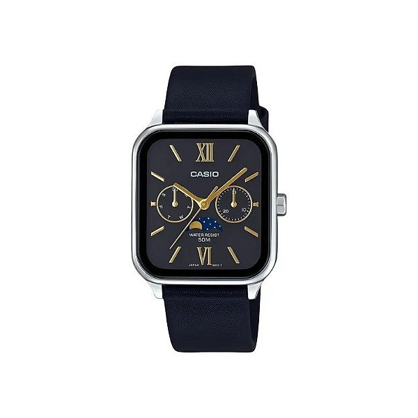 Relógio Casio MTP-M305L-1A2VDF Analógico Masculino - Prata/Preto