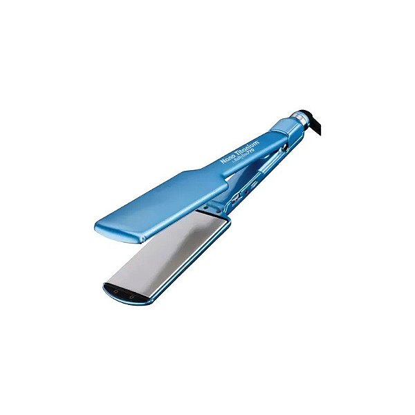 Chapa Babyliss Pro Nano Titanium 9155 Azul 51MM Bivolt