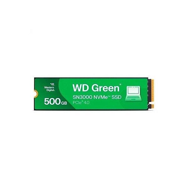 SSD M.2 500GB WD Green SN3000 Nvme WDS500G4G0E 5000/4100 MB/s GEN4