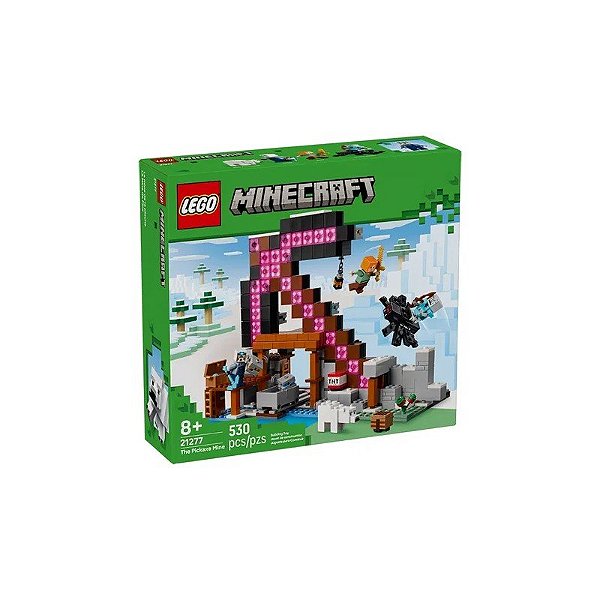 Jogo de Construção Lego Minecraft A Picareta Minada 21277 530 Peças