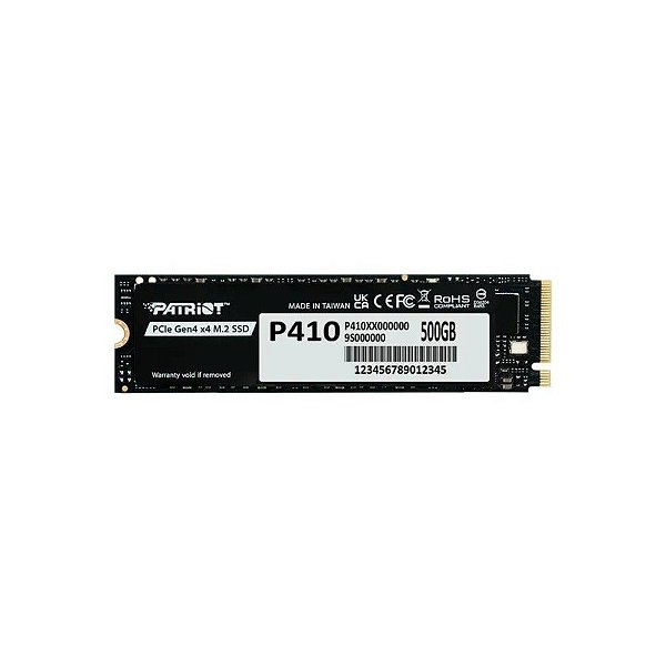 SSD M.2 500GB Patriot P410 Nvme P410P500GM28H Gen 4