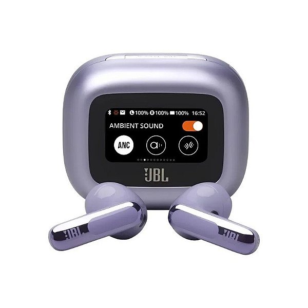 Fone de Ouvido JBL Bluetooth Live Flex 3 - Roxo (Caixa Feia)