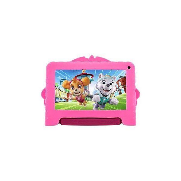 Tablet Infantil Multilaser NB631 2GB 64GB 7" Patrulha Canina Rosado