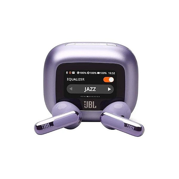 Fone de Ouvido JBL Live Flex 3 - Bluetooth - com Microfone - Roxo