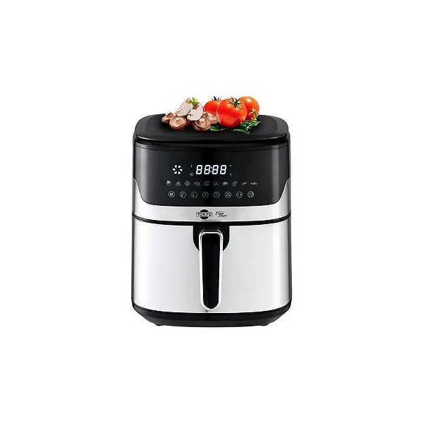 Fritadeira Air Fryer Tokyo Frigge Exact EDTOKAFRYER6.5 6.5L 1600W 220V com Balança Preto - Prata