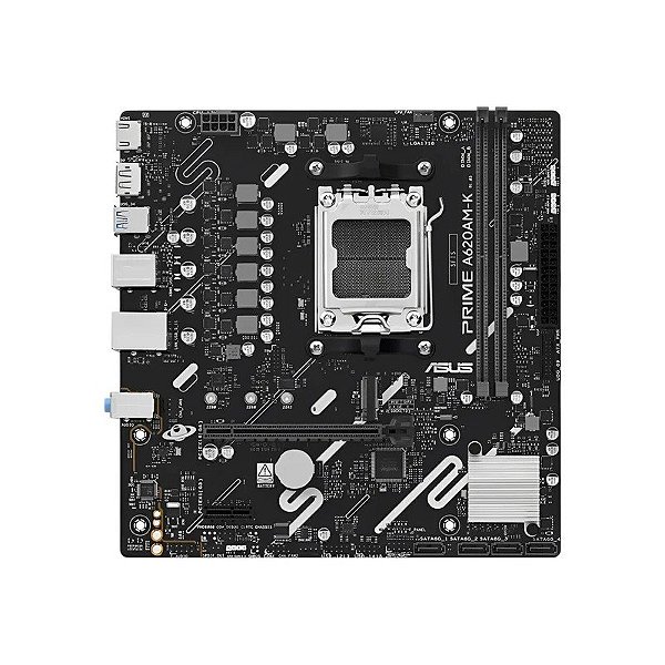Placa-Mãe Asus Prime A620M-K AM5 DDR5