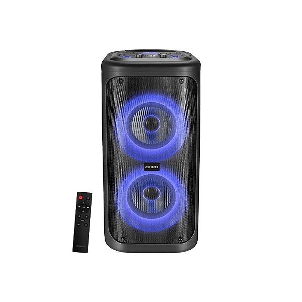 Caixa de Som Aiwa AW-POP1 400 Watts P.M.P.O com Bluetooth/USB/FM - Preta