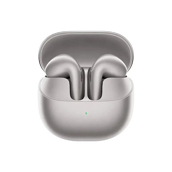Fone de Ouvido Xiaomi Redmi Buds 6 BHR08OHGL Sem Fio - Branco (Cinza Titânio)