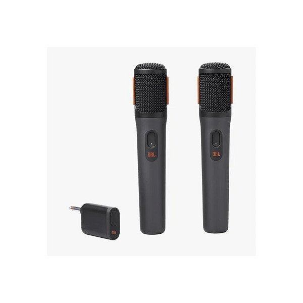 Microfone sem fio JBL Partybox com 2 microfones sem fio