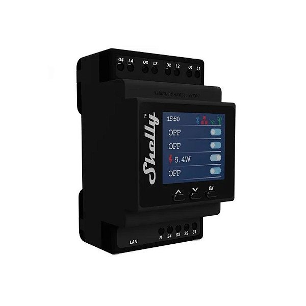 Interruptor Smart Shelly Pro 4PM FG3800235268049