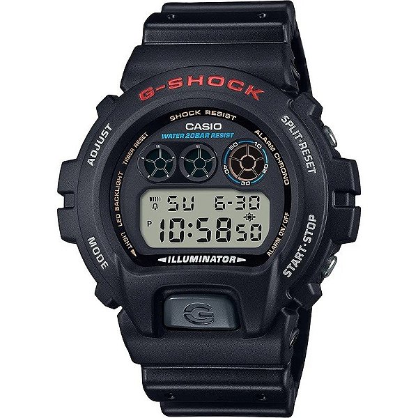 Relógio Casio Digital DW-6900U-1DR - Masculino