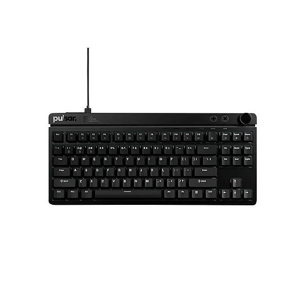 Teclado Gamer Mecânico Pulsar Xboard MS XBMS01 8K USB-C Switch Cherry MX2A Red - Black