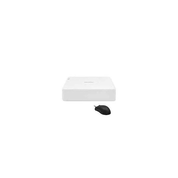 Kit de Vigilância CCTV NVR Hikvision DS-7108NI-Q1/8P 7100S 8CH/1080P/HDMI/VGA/USB/Lan - Branco + Mouse