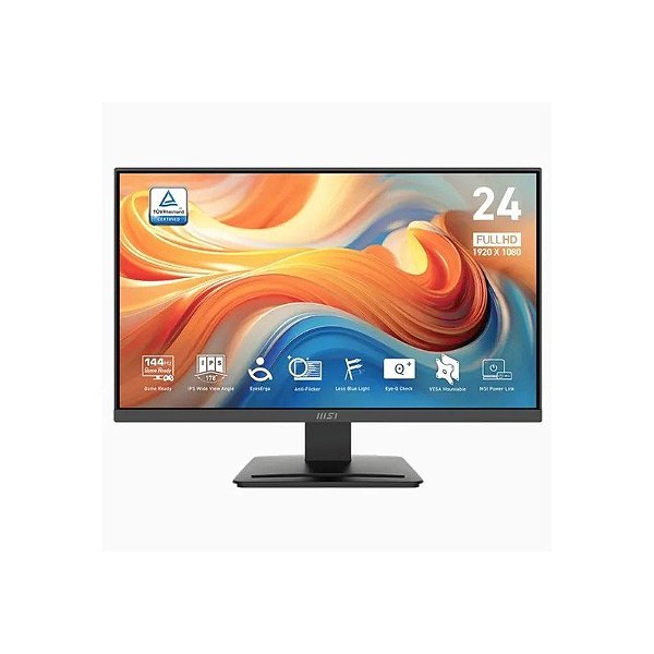 Monitor Gamer 24" MSI Pro MP242E E14 FHD/HDMI/144HZ Preto