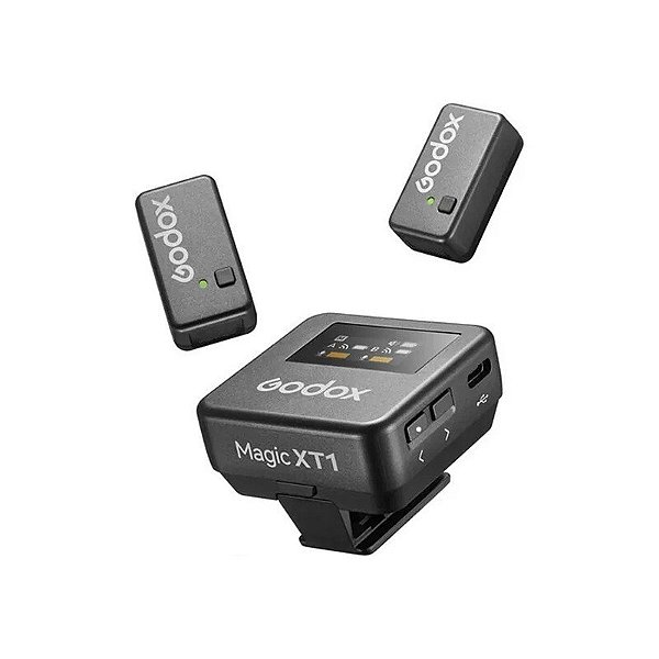 Microfone Sem Fio Godox Magic XT1-CL 2TX+1RX