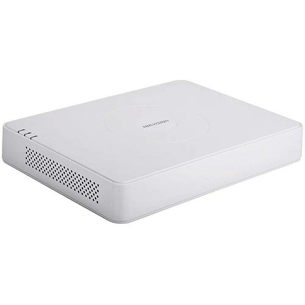 Gravador NVR Hikvision CCTV DS-7108NI-Q1/8P com 8 Canais IP até 1080P (caixa feia)