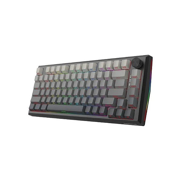 Teclado Mecânico Redragon Penumbra Pro K687GG-RGB-Pro Cinza/Preto