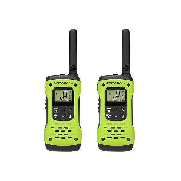Walkie Talkie Motorola Talkabout T600H2O para Até 56KM Bivolt - Verde/Preto