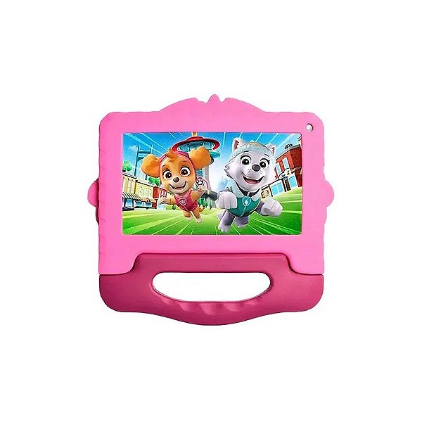 Tablet Multilaser Patrulha Canina NB422 - 4/64GB - Wi-Fi/Bluetooth - Rosa