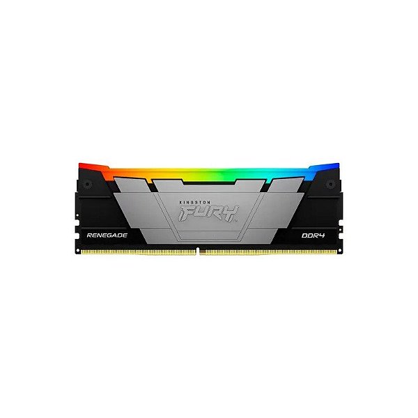 Memória RAM Kingston Fury Renegade RGB 8GB DDR4 3600 MHz - Preto KF436C16RB2A/8