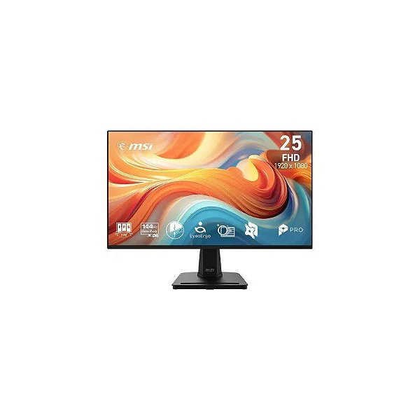 Monitor Gamer MSI Pro MP251 E14L 24.5 Polegadas 1MS 144Hz FHD HDMI VGA