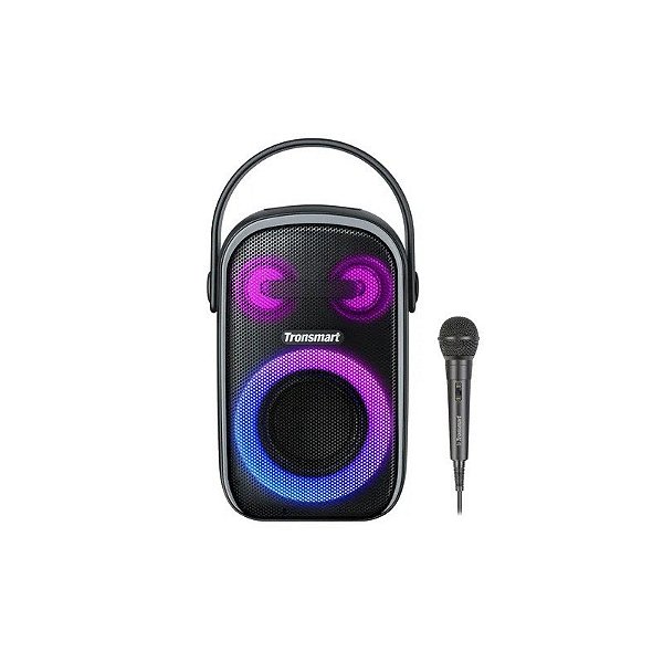 Caixa de Som Tronsmart Halo 110 - USB/Aux - 60W - À Prova D'Água - com Microfone - Preto