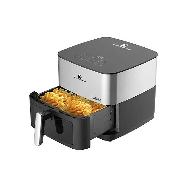 Fritadeira Air Fryer Electrobras Magnific EBAF-90D 2200 W 220V - Preto/Prata 9L