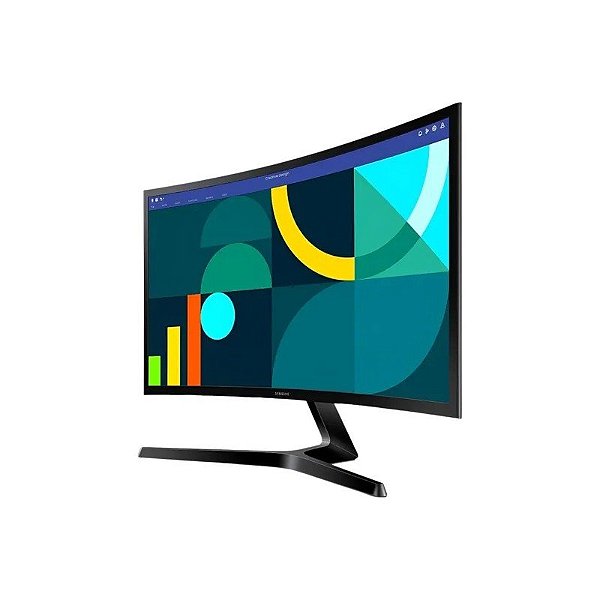 Monitor Samsung LED LS24D366GAN Full HD 24" Curvo