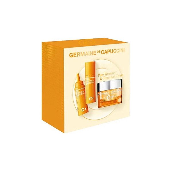 Kit de Cosméticos Germaine de Capuccini Timexpert Radiance Rutina Pure C+ 3 Peças