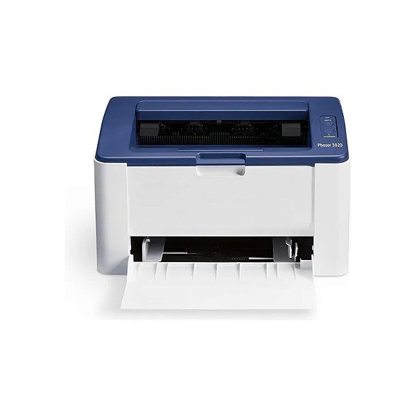 Impressora Laser Monocromática Xerox Phaser 3020 220V - Branco/Azul