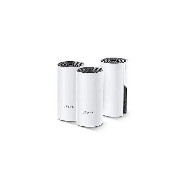 Kit TP-Link Wi-Fi AC Deco M4 (3 Peças) Mesh AC1200 para Casa Inteira