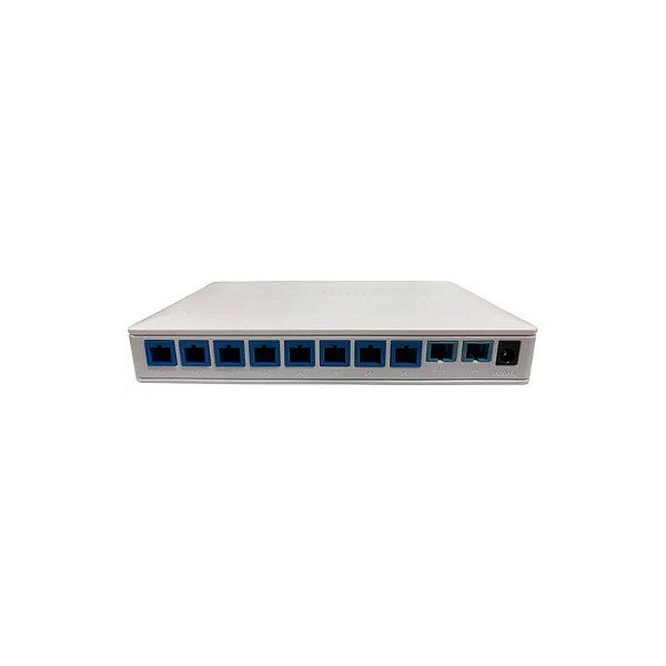 Hub Fibra Splitter F. 8 Portas SC/Upc 1SUB SC/Upc