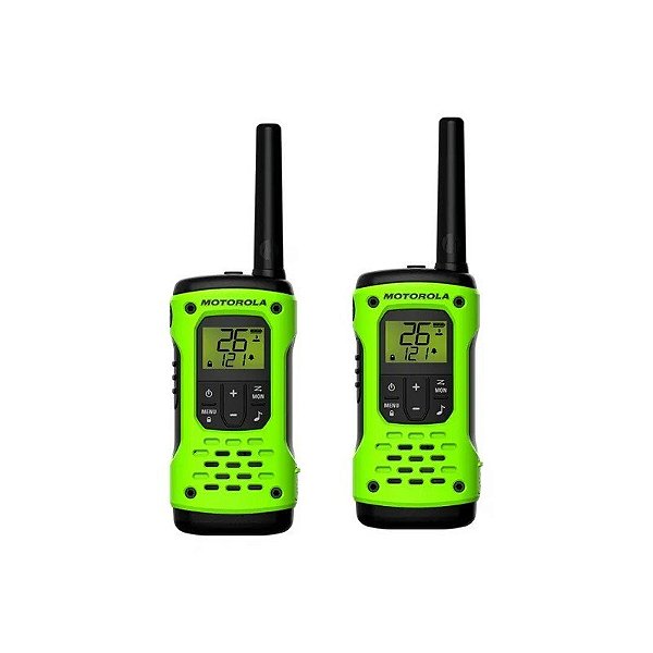 Walkie Talkie Motorola T600 56KM Par Verde/Preto