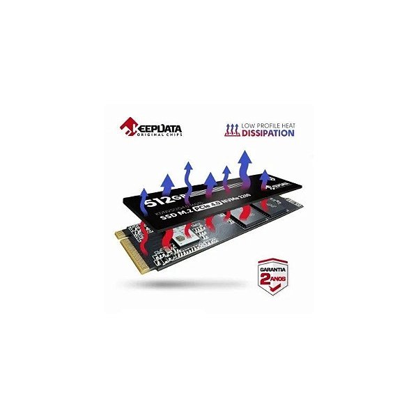 SSD M.2 512GB Keepdata KDNV512G-16 NVMe 4.0 Diss