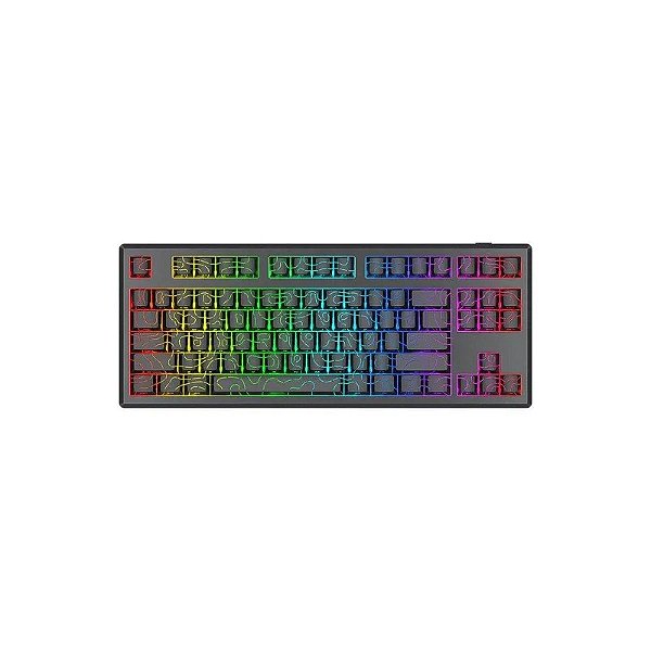Redragon Teclado Gamer Uranus Pro K737B RGB Sem Fio - Preto