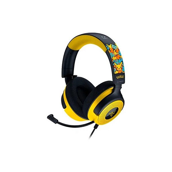 Fone de Ouvido Razer Kraken V4 X Pokémon Kanto Starters FRML RZ04-05180300-R 3M1