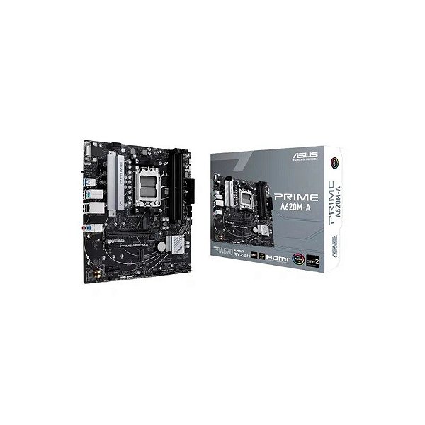 Placa Mãe Asus Prime A620M-A AM5 DDR5 HDMI VGA