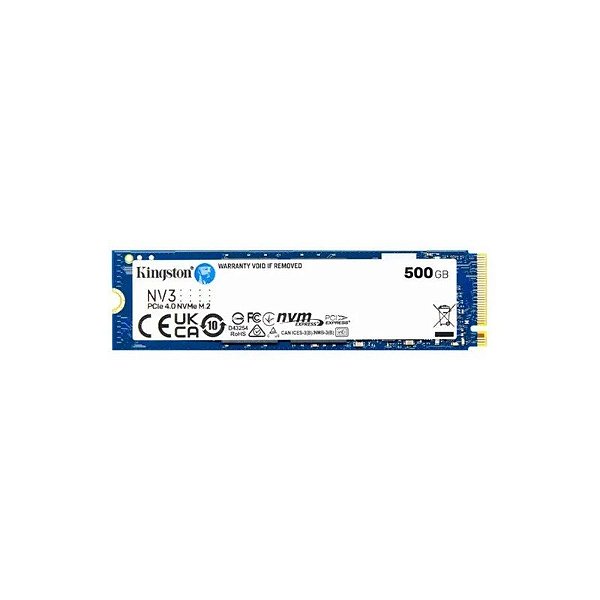 SSD M.2 Kingston NV3 500GB Nvme PCI-Exp 4.0 - SNV3S/500G